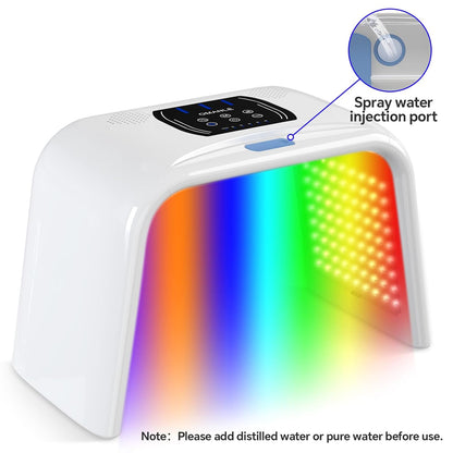 LED Light Therapy for Face with Spray LED Face Light Body Therapy,Cycle Therapy Light & Time Preset & Adjustable LED Brightness Red Light Therapy Face Beauty Home SPA
