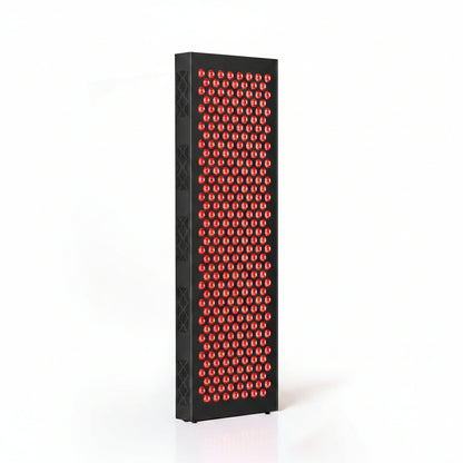 Red Light Therapy Box, 5In1 LED with 630-660-810-830-850, Metal Case, 3 Modes Red Light Panel with Soft Belt, 6 Timing Set - 9 Pulse Modes - 4-Level - Red Light Therapy Panel for Body
